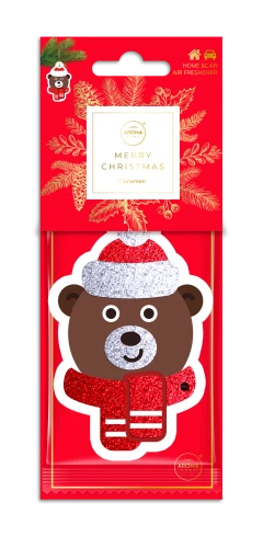Odświeżacz powietrza do samochodu Aroma Home Xmas Cellulose Bear Cynamonowy 1768512196425-28761-3-3d02s.png
