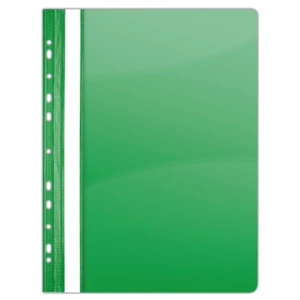 Skoroszyt do segregatora DONAU A4 PVC 10szt twardy wpinany zielony