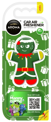 Odświeżacz powietrza do samochodu Aroma Car Xmas Manny Elf Leśny 1768512893922-29965-3-i0d5qc.png