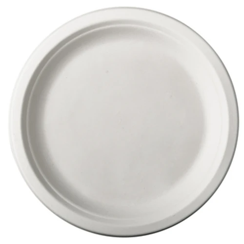 Talerze z trzciny cukrowej, "pure", niepodzielne, średnica 26 cm, 2 cm, kolor: biały, 50 szt 1768513232172-30557-3-rnnt6e.png