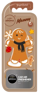 Odświeżacz powietrza do samochodu Aroma Car Xmas Manny Boy Piernik