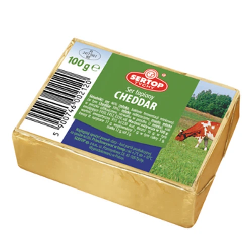 Ser topiony Cheddar kostka SERTOP 100 g 1779710393883-et3qp5.png