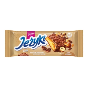 Jeżyki Cafe ciastka w czekoladzie mlecznej 140 g