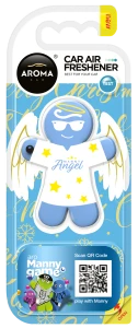 Odświeżacz powietrza do samochodu Aroma Car Xmas Manny Angel Nowy Rok