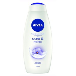 Płyn do kąpieli i żel pod prysznic 2w1 care&relax Nivea 750 ml