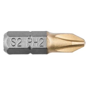 Końcówki wkrętakowe PH2 x 25 mm, 2 szt.
