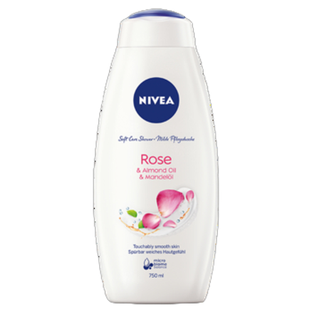Żel pod prysznic care&roses Nivea 750 ml Żel pod prysznic care&amp;roses Nivea 750ml
