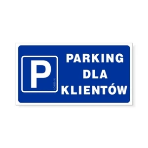 Korfed Tabliczka Parking dla klientów x 1 szt.