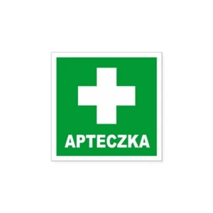 Korfed Naklejka informacyjna Apteczka x 1 szt.