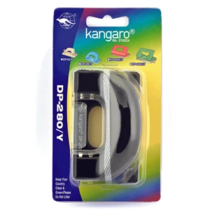 Dziurkacz metalowy KANGARO DP-280Y blister czarny