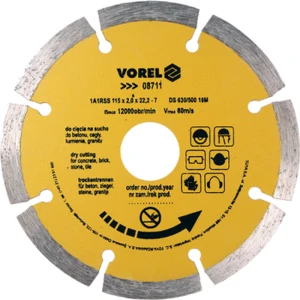 VOREL Tarcza diamentowa 115 mm Segmentowa