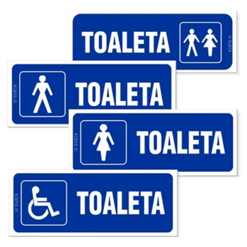 Korfed Tabliczka Toaleta damska / męska 21x8cm mix x 1 szt. 1768517725613-38383-3-vdsqu.png