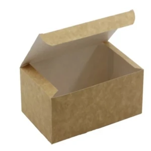 Pudełka pap 16x10x6 kraft/biały bez plastiku|50szt.|LUNCHIPACK|Guillin Polska