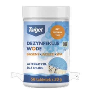 Preparat dezynfekujący wodę basenową OXY Aktywny tlen (50x20 g) 1 kg Target