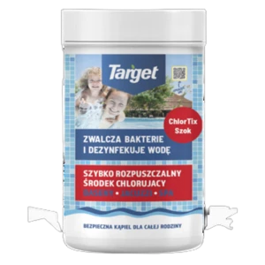 Środek zwalczający bakterie i dezynfekujący wodę basenową Chlortix szok 1 kg