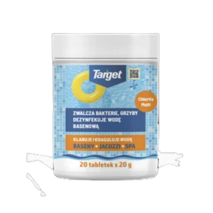 Preparat dezynfekujący wodę basenową Chlortix Multi (20x20 g) 0,4 kg Target