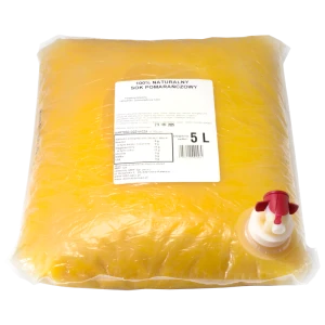 Sok NFC pomarańczowy 100% Dolina Czerska worek 5L