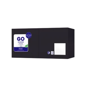 Duni serwetki 2W 24x24 cm czarne - 300 szt.