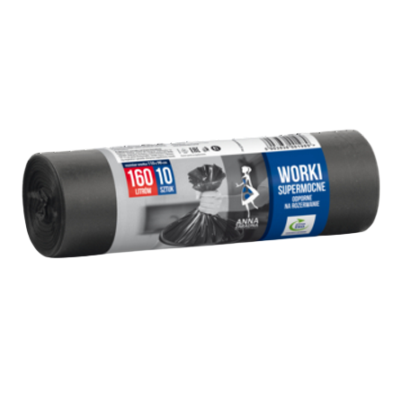 Anna Zaradna Worki na śmieci supermocne ldpe 160L 10szt. czarne 97388ece893992e2704e0d8653394549.png