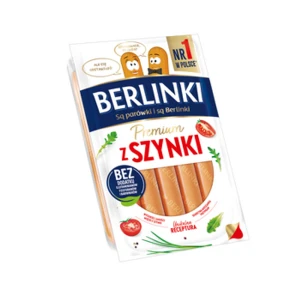 Berlinki z szynki 80% 225 g