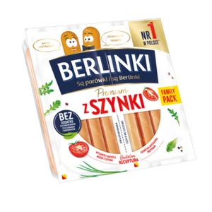Parówki Berlinki z Szynki 360g