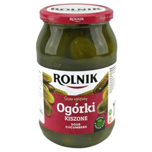 Ogórki kwaszone 850 g Rolnik