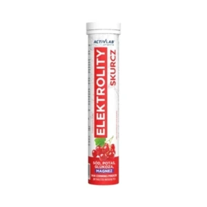 ACTIVLAB Elektrolity Skurcz Pharma Smak czerwona porzeczka (tuba/20 tab.) Suplement diety