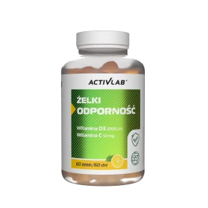 ACTIVLAB Żelki Odporność Smak cytrynowy (słój 60 żelek) Suplement diety.