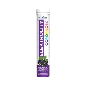 ACTIVLAB Elektrolity Odporność Pharma Smak czarna porzeczka (tuba/20 tab.) Suplement diety.
