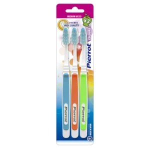 Szczoteczka Pierrot colours średnia 3 szt