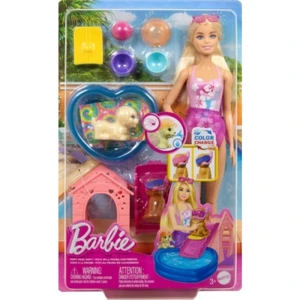 Barbie Pieski na basenie Zestaw JBF35