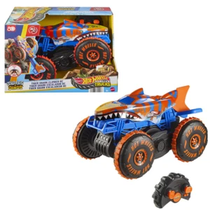 Hot Wheels Monster Trucks RC Tiger Shark Wspinacz 1:15 Pojazd zdalnie sterowany JFR39