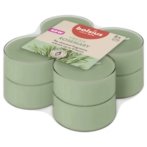 Bolsius Świece zapachowe maxi light 8h 8szt rozmaryn