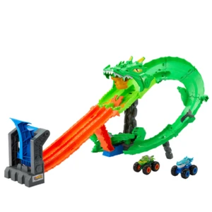 Hot Wheels Monster Trucks Smoczy wyścig Zestaw JFR06