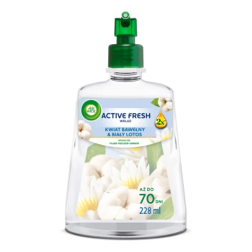 Air Wick Active Fresh Kwiat Bawełny & Biały Lotos/ Cotton Blossom & White Lotus 228 ml Wkład 1779181052107-wpqc7v.png