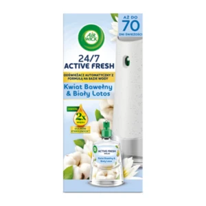 Air Wick Active Fresh Kwiat Bawełny & Biały Lotos/ Cotton Blossom & White Lotus 228 ml Komplet