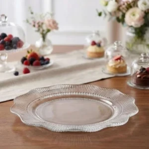 Patera szklana okrągła śr. 33 cm Vivienne ALTOMDESIGN