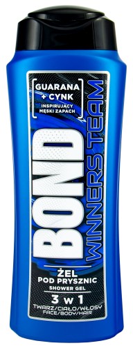 Żel pod prysznic winners team Bond 400ml