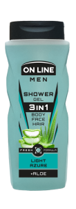 Żel pod prysznic 3w1 men light azure On Line 410 ml