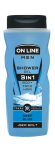 Żel pod prysznic 3w1 men deep blue On Line 410 ml