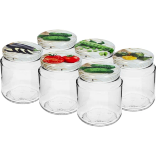 Słoik TO 580ml grubasek z zakrętką kolorową fi82/6, 6 sztuk 1779182414191-wu0y2r.png