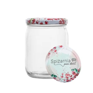 Kpl.6 Słoików 520 ml z zakrętką FI 82 6Z Spiżarnia Pani Domu