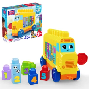 Mega Bloks Autobus Buduj i licz Pojazd klocki Zestaw Zabawka 18m+ JKG34