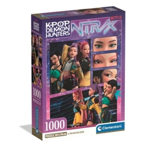 Clementoni Puzzle 1000 El Compact Kpop Demon Hunters