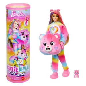 Barbie x Care Bears Cutie Reveal Lalka Licencja Troskliwe Misie Seria 2 Mix