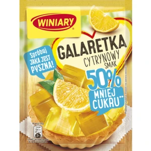 WINIARY Galaretka o smaku cytrynowym 50% mniej cukru 39g