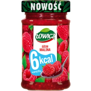 Łowicz Dżem malinowy 6 kcal 200 g