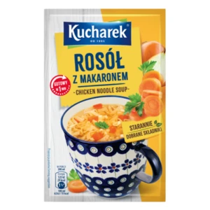 Kucharek Zupa jednoporcjowa rosół z makaronem 10g