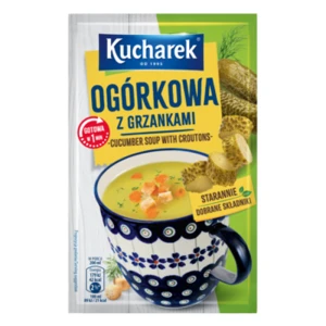 Kucharek Zupa jednoporcjowa ogórkowa z grzankami 13g