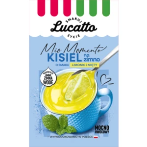 Kisiel na zimno limonka mięta LUCATTO 35g